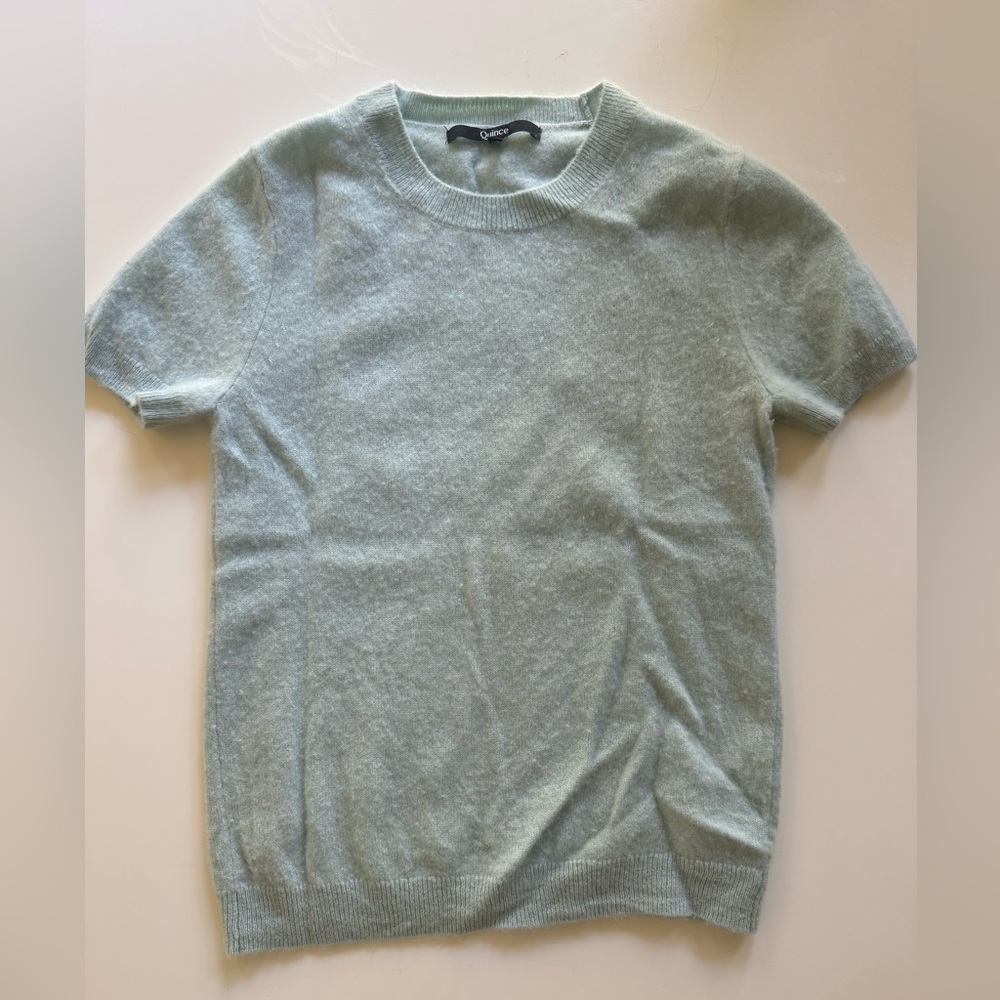 Quince Mongolian cashmere tee shirt size small